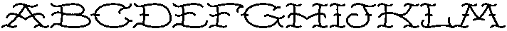 Dumb Luck Regular otf (400) Font UPPERCASE