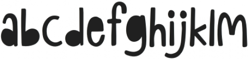 Dumbfounded Font - Filled Regular otf (400) Font LOWERCASE