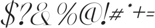 Dumogi-Italic otf (400) Font OTHER CHARS