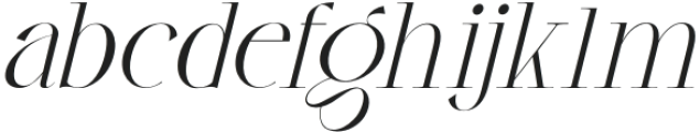 Dumogi-Italic otf (400) Font LOWERCASE