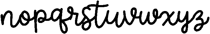 Dumpling otf (400) Font LOWERCASE
