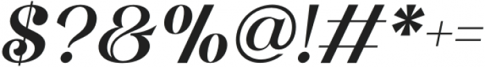 Dunsmuir-Italic otf (400) Font OTHER CHARS
