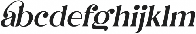 Dunsmuir-Italic otf (400) Font LOWERCASE