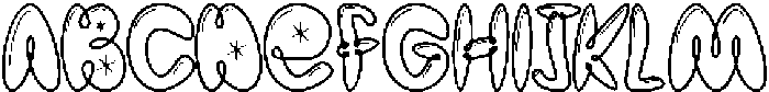 Duntraz Regular otf (400) Font UPPERCASE
