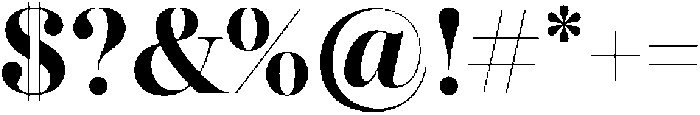Dupioni Bold otf (700) Font OTHER CHARS