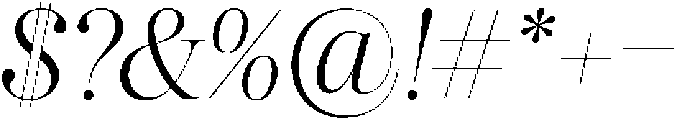 Dupioni Extra Light Italic otf (200) Font OTHER CHARS
