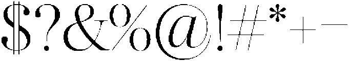 Dupioni Extra Light otf (200) Font OTHER CHARS