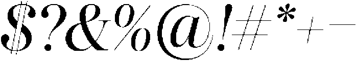 Dupioni Regular Italic otf (400) Font OTHER CHARS