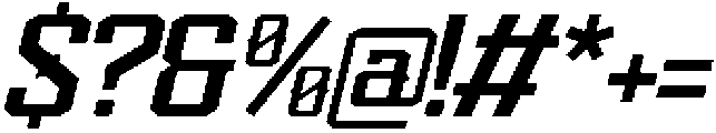 Dupreh Forge Italic otf (400) Font OTHER CHARS