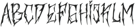 Durhaka Regular otf (400) Font UPPERCASE