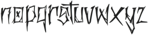 Durhaka Regular otf (400) Font LOWERCASE