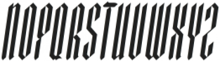 Durham Condensed Italic otf (400) Font LOWERCASE