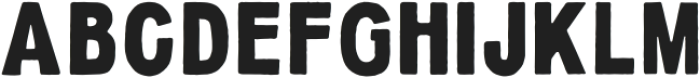 DustRough Reguler otf (400) Font UPPERCASE