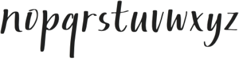 Dusty Garden Sans otf (400) Font LOWERCASE