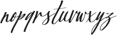 Dusty Garden Script otf (400) Font LOWERCASE
