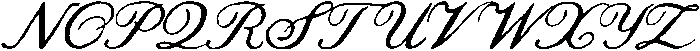 Dusty Strokes Script Regular otf (400) Font UPPERCASE