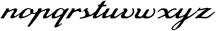 Dusty Strokes Script Regular otf (400) Font LOWERCASE
