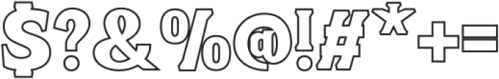 Dutche Outline otf (400) Font OTHER CHARS