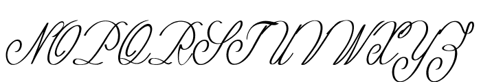 Dubloon-CondensedItalic Font UPPERCASE