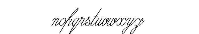 Dubloon-CondensedItalic Font LOWERCASE