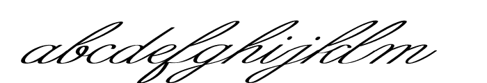 Dubloon-ExtraexpandedItalic Font LOWERCASE