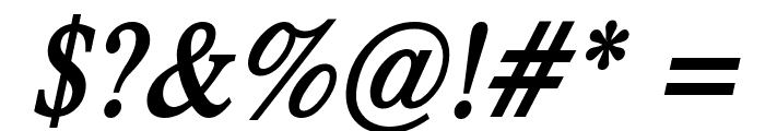 Duke Bold Italic Font OTHER CHARS