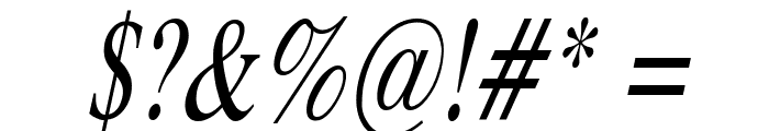 Duke Condensed Italic Font OTHER CHARS