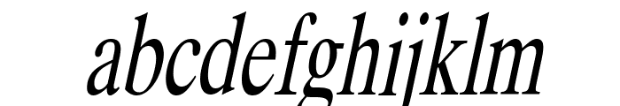 Duke Condensed Italic Font LOWERCASE