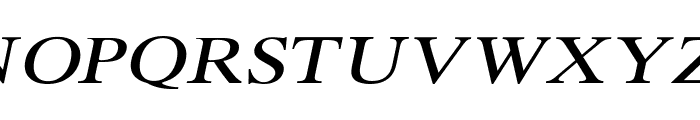 Duke Extended Italic Font UPPERCASE