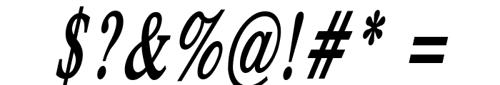 Duke Thin BoldItalic Font OTHER CHARS