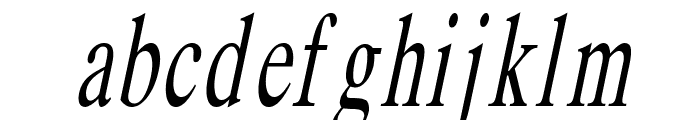 Duke Thin Italic Font LOWERCASE