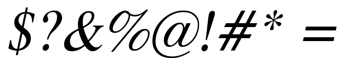Duke Wide Italic Font OTHER CHARS
