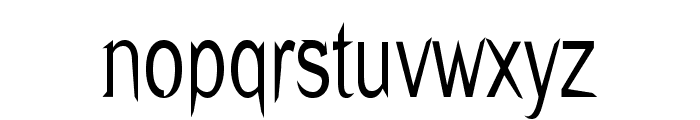 Dumbskull-CondensedRegular Font LOWERCASE