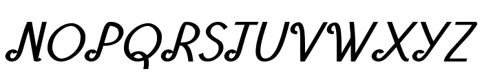 Dunkel-BoldItalic Font UPPERCASE