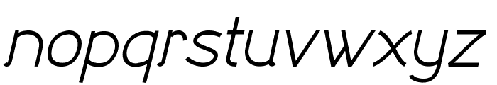 Dunkel-Italic Font LOWERCASE
