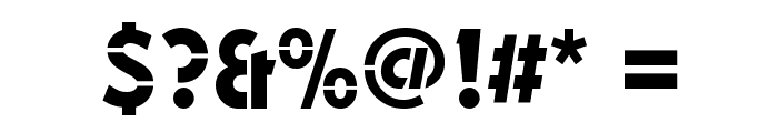 Durango-Stencil-Medium-Regular Font OTHER CHARS