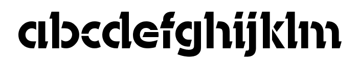 Durango-Stencil-Medium-Regular Font LOWERCASE