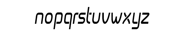 Durion-CondensedItalic Font LOWERCASE