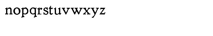Dutch Mediaeval Book Font LOWERCASE