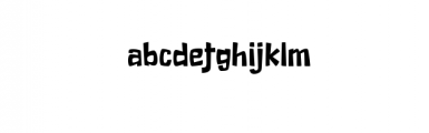 Ducky Manly Font LOWERCASE