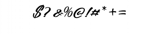 Dugtane Script Font OTHER CHARS