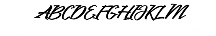 Dugtane Script Font UPPERCASE