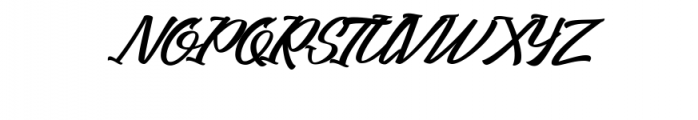 Dugtane Script Font UPPERCASE