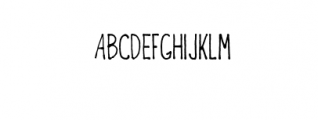 Duntget.otf Font UPPERCASE