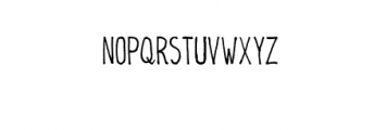 Duntget.otf Font UPPERCASE