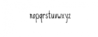 Duntget.ttf Font LOWERCASE