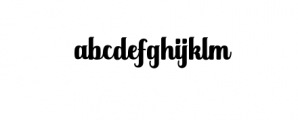 duffish.ttf Font LOWERCASE