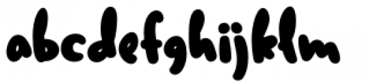Duffy Script Extra Bold Font LOWERCASE