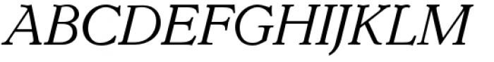Dutch Mediaeval Pro Italic Regular Font UPPERCASE