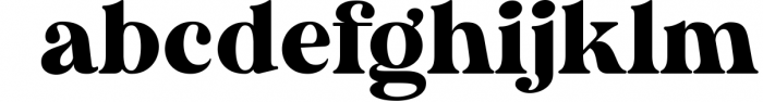 Duke Charming - A Unique Bold Serif Font LOWERCASE